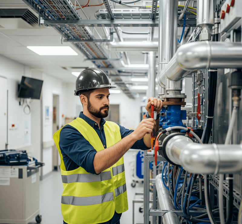 تاسیسات در بیمارستان‌